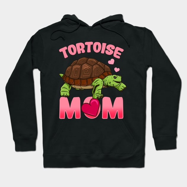 Tortoise Tortoise Mom Turtle Reptile Hoodie by CreativeGiftShop